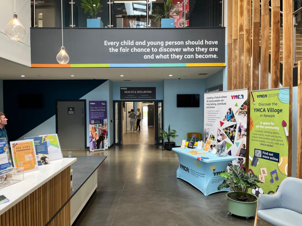 Reception_wall_graphics_YMCA_nottingham_Printco
